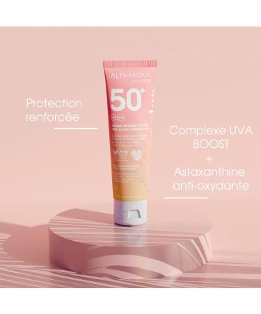  Alphanova ALPHANOVA DAILY SUN - Sun Glow SPF50+ Face Cream - Natural - Reinforced Protection - Anti-Wrinkle Protection - Eco-Friendly - 50 ml - Buy Online on GoSupps.com