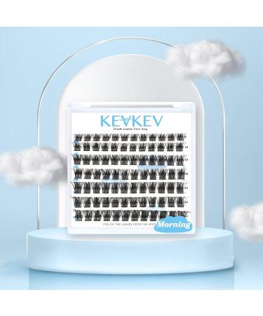 Morning D-Mix Cluster Lashes 84 Pcs | DIY Cluster Eyelash Extensions | Individual Lashes Thin Band & Soft | 8-16mm Length - Buy Online on GoSupps.com