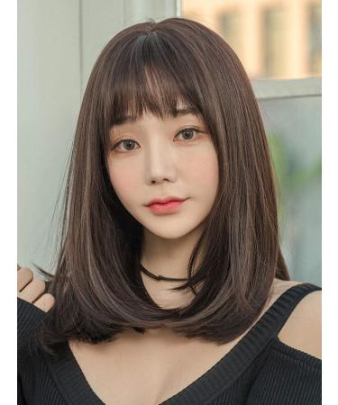 Realistic Long Straight Wig for Women - Natural Full Head Hair Set Clavicle Style Hair Repair - Buy Online on GoSupps.com