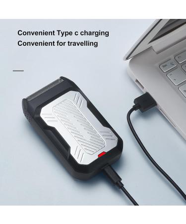 Buy 2-in-1 Electric Beard Trimmer for Men | USB Rechargeable Foil Razor for Home & Barber Use - Buy Online on GoSupps.com