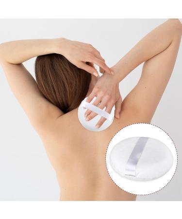 Sibba Large Loose Powder Puff - Ultra Soft Washable Velour Makeup Tool for Face & Body - 5.12 Inch Reusable Powder Puff with Ribbon - Buy Online on GoSupps.com