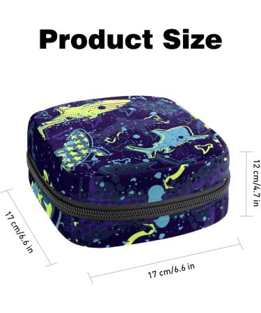 Camouflage Shark Menstrual Cup & Nursing Pad Holder - Portable Period Kit Bag - Color 4 - Buy Online on GoSupps.com