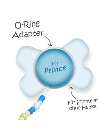 Buy Transparent Silicone O-Ring Adapter for Pacifier & Chain | International Shipping Available - Buy Online on GoSupps.com