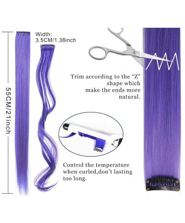 FYHTSD 9 PCS Pink Hair Accessories | Clip-in Extensions for Girls & Teens | Fashionable Party Highlights - Buy Online on GoSupps.com