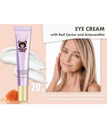 Anti-Aging Skin Care Set: Lifting & Hydrating Under Eye Patches Serum & Cream for Dark Circles & Fine Lines - 30 Pieces - Buy Online on GoSupps.com