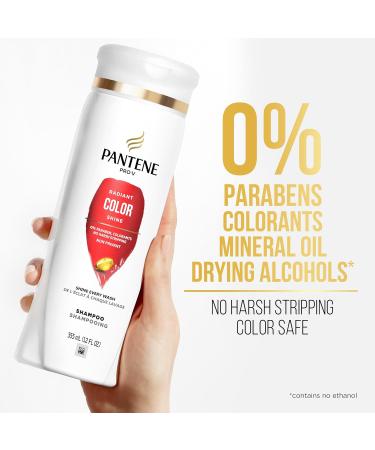 Pantene PRO-V Radiant Color Shine Shampoo 12oz - Nourish & Shine for Vibrant Color | International Shipping Available - Buy Online on GoSupps.com