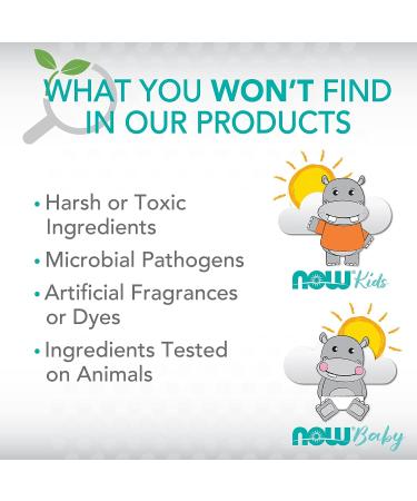 NOW Baby Nourishing Lotion - Calming Lavender | Paraben-Free | 8 Fl Oz - Buy Online on GoSupps.com