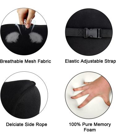 2-Pack Memory Foam Car Neck Pillows - Soft Adjustable Headrest with Breathable Cover for Ultimate Driving Comfort - Buy Online on GoSupps.com