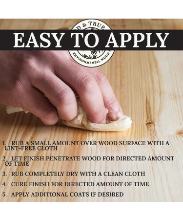 Danish Oil Quart - All Natural Wood Finish for Wood, Metal, Food Safe - VOC Free & Non-Toxic - Buy Online on GoSupps.com