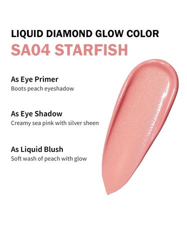Oulac Matte Eye shadow Matte Eyeshadow Pink Base&Liquid Rouge Duo Buildable Smooth Eye Makeup - SA04 Starfish - Buy Online on GoSupps.com