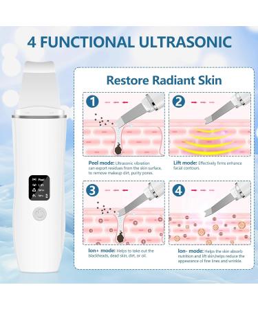 ACWOO Skin Scrubber - Effective Face Spatula Blackhead Remover & Pore Cleaner Tool for Deep Cleansing - Buy Online on GoSupps.com