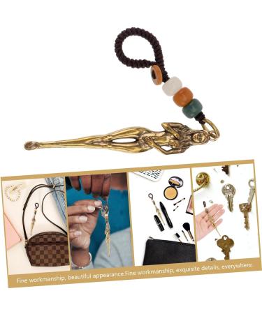 3D Beauty Ear Scratcher Brass Earwax Pick - Retro Car Accessories Cleaning Kit - Buy Online on GoSupps.com