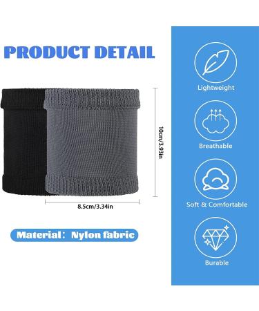 Dance Socks Shoe Covers for Smooth Floors - Black/Gray (Size 8) - Buy Online on GoSupps.com
