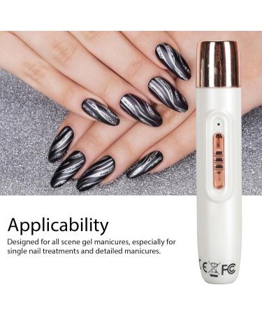 Mini Ultraviolet Nail Lamp Portable Handheld Cordless Nail Dryer USB Rechargeable Small Nail Lamp Portable Gel LED UV Nail Lamp for Nails for Gel Nail DIY Manicure Nail Artv White - Buy Online on GoSupps.com