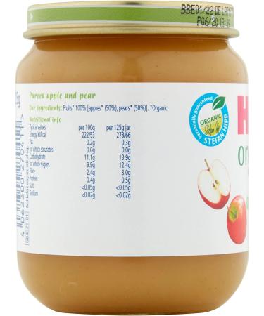 HiPP Organic Apple Pear Baby Food Jar 4+ Months 125g | Buy Online Now - Buy Online on GoSupps.com