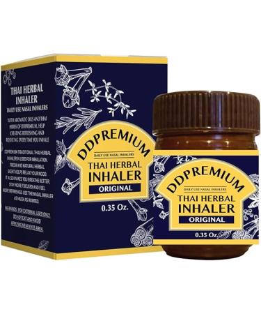 DDPremium Herbal Inhaler with Menthol & Essential Oil Natural Thai Inhaler for Enhanced Breathing Promotes Clearer Nasal Passages - Pack of 2 - Buy Online on GoSupps.com