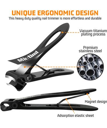 Thick Toenail Clippers - Extra Wide Jaw Opening, Long Handle, Heavy Duty Stainless Steel - 1 Pack for Men and Women - Includes Gift Box - Superior Quality - Buy Online on GoSupps.com