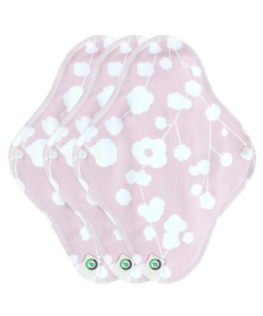 think ECO FDA Registered Printed Wing Type Pad 3p Organic Reusable Cotton Pads Menstrual Pads Sanitary Napkins Many Pattern 3 Pads. (Shabby Chic Day Pad). Check This Type.