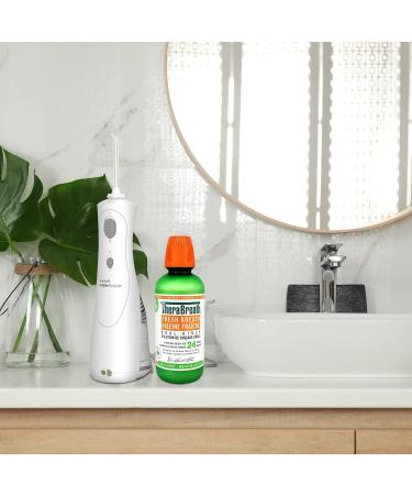 TheraBreath Fresh Breath Oral Rinse - Mild Mint Fights Bad Breath Certified Vegan Gluten-Free & Kosher 473ml Mouthwash Fresh Breath (Mild Mint) - Buy Online on GoSupps.com