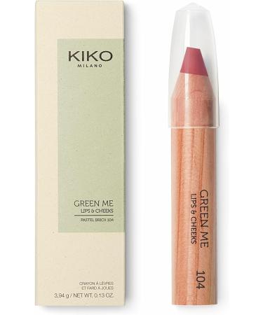 KIKO Milano Green Me Lips & Cheecks 104 Lipstick and Blush Pencil - Buy Online on GoSupps.com