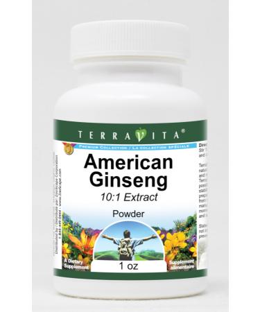 American Ginseng 10:1 Powder (1 oz ZIN: 520223)