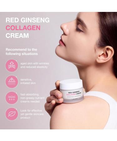 Donginbi LAB 1899 Red Ginseng Vegan Collagen Face Cream - Multi-Elasticity Moisturizer for Anti-Aging & Improved Skin Density | Korean Skin Care 50ml - Buy Online on GoSupps.com
