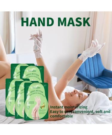 Uladec Lot de 5 paires de masques hydratants pour les mains au beurre de karit et au lait de ch vre pour mains s ches et gerc es - Buy Online on GoSupps.com