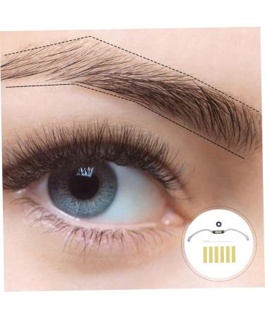 Mipcase 1pc Level Measure Metal Premium Auxiliary Eyebrow Ruler Line Tool Measuring Marker Shaping medium Silver - Buy Online on GoSupps.com