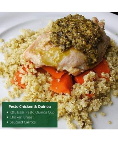 Kitchen & Love Basil Pesto Quinoa Quick Meal 6-Pack | Gluten-Free, No Refrigeration Required - Buy Online on GoSupps.com