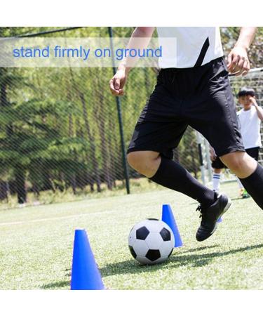 Alomejor 10pcs Blue Football Training Traffic Cones - Set of 10 Soccer Cones for Agility Drills - Buy Online on GoSupps.com