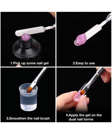 240 Pieces Reusable Nail Forms for Acrylic Nails - Clear Dual Fake Nail Art Molds - Extension Tool Kit with Scale Clips and Brush Pen - 12 Sizes for Gel and UV Nails - Buy Online on GoSupps.com