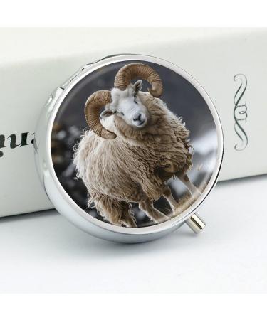 Portable 3 Compartment Pill Box Organizer - Travel-Friendly Small Medicine Case for Purse & Pocket - Buy Online on GoSupps.com