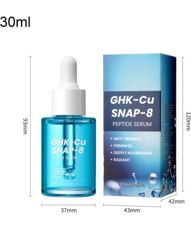  Dgayaeic GHK - Peptide Facial Moisturizer Deeply Nourishing Formula 30ml Firming Fast-Absorbing Facial Moisturizer Helps Improve the Appearance of Firmness - Buy Online on GoSupps.com