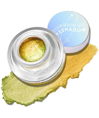 FOCALLURE Chameleon Cream Eyeshadow Intense Color Shifting Creamy Eye Shadows Highly Pigmented Metallic Shimmer Multi-Reflective Finishes Little Mermaid 04 Little Mermaid