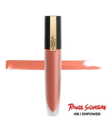 L'Oreal Paris Rouge Signature Matte Lip Stain in Empower - 1 Count - Buy Online on GoSupps.com