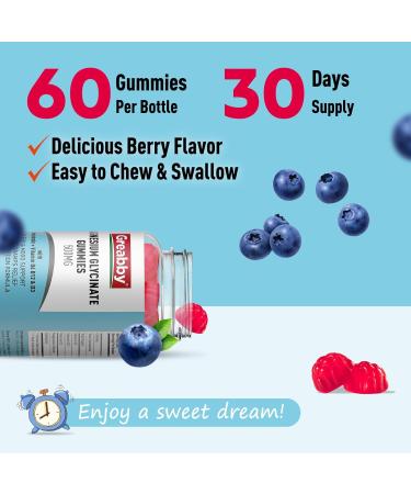 GREABBY Potassium Gummies & Magnesium Gummies Potassium Chloride 500mg Magnesium Glycinate 500mg Mineral Supplements for Family - Buy Online on GoSupps.com