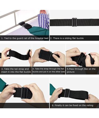 Bed Safety Harness Adjustable Guardrail Belt Secure Bed Safety Strap Patients Restraint Fixing Comfortable Strap Safe Health Care(3m / 118.1in) - Buy Online on GoSupps.com
