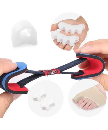 Foot Bunion Corrector Kit | High Elastic Hallux Valgus Toe Separator for Men & Women - International Shipping - Buy Online on GoSupps.com