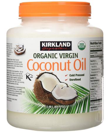 Kirkland Organic Virgin Coconut Oil - 2.38Kg Tub - Buy Online on GoSupps.com