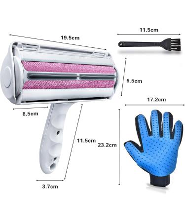 Top 2.0 Pink Animal Hair Remover Lint Roller | Reusable Lint Brush for Dog & Cat Hair | Effective for Furniture Bedding Couch & More - Shop Now! - Buy Online on GoSupps.com