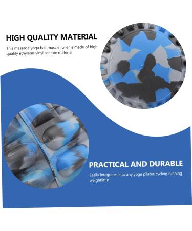 Goohochy Massage Ball Fascia Massage Tool for Foot Relief & Plantar Fasciitis Round Foot Roller & Hairbrush Combination Ideal for Fitness & Relaxation - Buy Online on GoSupps.com