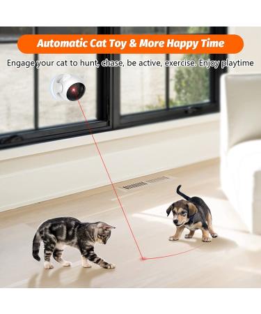 LIDLOK Automatic Cat Laser Toy | Interactive Toy for Indoor Cats & Kittens | Fast/Slow Modes | Adjustable Circling Ranges | USB Rechargeable | Auto On/Off - Buy Online on GoSupps.com