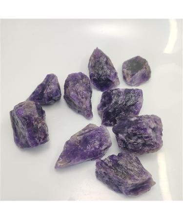 Natural Crystal Rough 1pc/100g Natural Bulk Raw Stone Dark Amethyst Irregular Natural Rock Purple for Specimen Collection Garden Decor (Color : 100g Size : 3-5cm) 3-5cm 100g - Buy Online on GoSupps.com