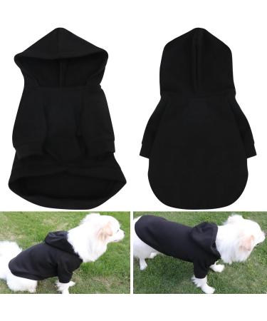 Buy Hualisiji XXL Black Dog Hoodie - Soft Comfortable & Elastic for Dogs | International Shipping Available - Buy Online on GoSupps.com