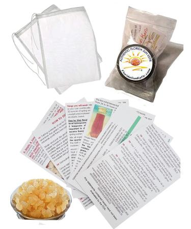 GENEROUS Portion Cup 33% MORE Original Water Kefir Grains Exclusively from Florida Sun Kefir with 2 Brewing Bags