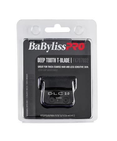 BaBylissPRO Barberology FX787 FX726 Replacement Blades - DLC 2.0 Deep Tooth T-Blade for Hair Trimmers - Buy Online on GoSupps.com
