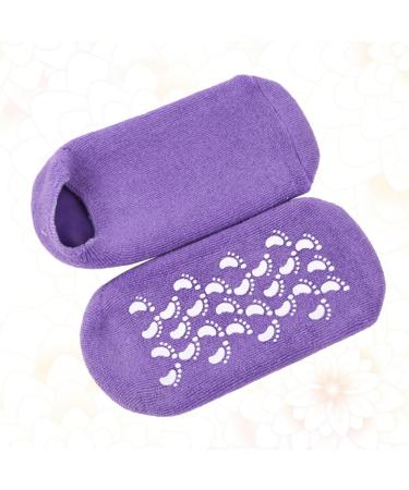FOMIYES 1 Pair Silicone Moisturizing Socks Moisturizing Short Socks Moisturizing Socks for Women Spa Moisture Socks Spa Gel Socks Silicone Gel Spa Socks Foot Miss Purple Women's Socks - Buy Online on GoSupps.com