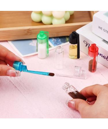 10 Pcs Mini Glass Vials With Spoons Portable Small Pocket Condiment Box Spice Dispenser Bottle Leakproof Storage Bottles Stash Bottle for Outdoor Camping Travel - Buy Online on GoSupps.com