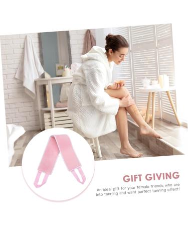 minkissy Flocking Back Strip Back Tanning Strip Applicator for Self Tanner Back Cream Applicator Self Applicator Kit Back Tanning Strap Fake Tan Back Mitt Fiber Body Wash to Color - Buy Online on GoSupps.com