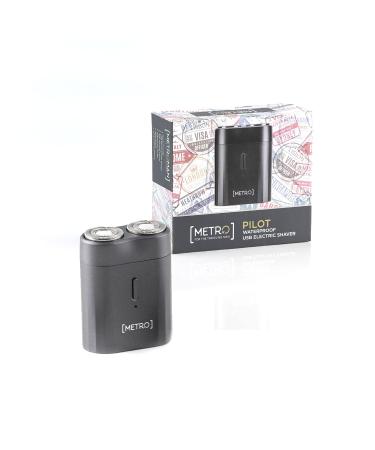 MetroMan Pilot Beard Trimmer | Cordless Waterproof Electric Razor for Men | Flexible Head Wet & Dry Rotary Shaver | Travel-Friendly & USB Rechargeable - Buy Online on GoSupps.com